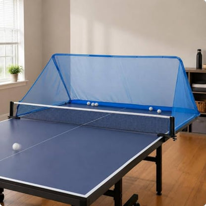 Table Tennis Return Net Adjustable Table Tennis Ball Collector Foldable Athletic Gear for Beginners