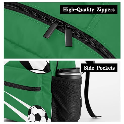Sport Soccer Player Number Team Name Forest Personalized School Backpack for Teen Kid-Boy/Girl Primary Daypack Travel Bookbag - color: Option 33