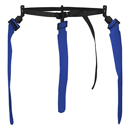 Champro Quick-Down Pop Football Flag Belt with 3 Flags - color: Royal