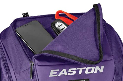 Easton | Ghost NX Backpack Equipment Bag | Adult | Fastpitch Softball | Team Logo Panel | Multiple Colors - color: Purple