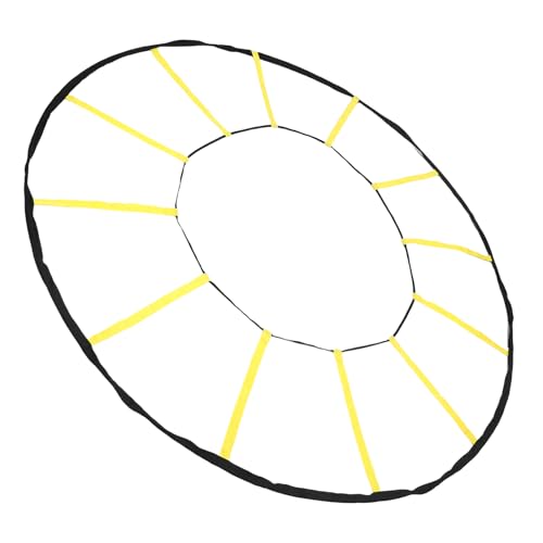 Premium Nylon Circular Training Ladder 12 Rungs Soccer Basketball Football Trainer for Athletes