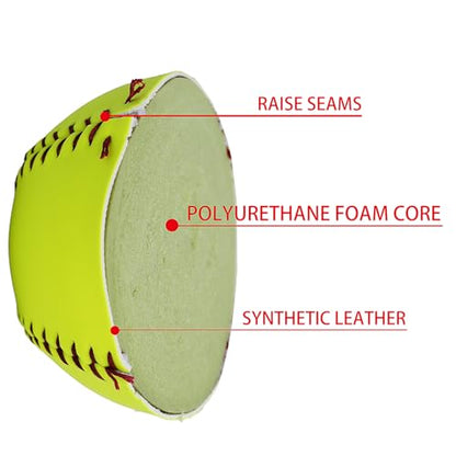 PHINIX Safety Softball for Training and Recreational Play 11" & 12" Options