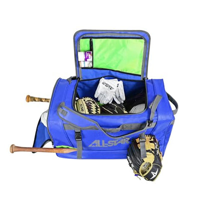All-Star S7 Elite Player Duffle, 20.5" H x 14" W x 10" D - color: Royal Blue