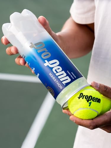 Pro Penn Marathon XD High Altitude Tennis Balls - Extra Duty Felt Pressurized Tennis Balls - 1 Can, 3 Balls - size: 1.5"