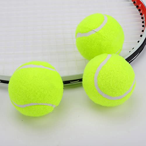 Qiilu Tennis Training Balls for Competition - 3 Pcs Tennis Ball Practice Set for Self Training