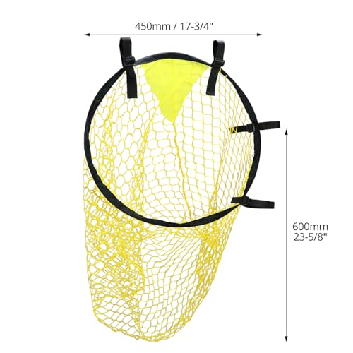QWORK Soccer Target Goal - Set of 2 Soccer Target Net, Precision Shooting Training Equipment for All Skill Levels, for for Football Soccer Goal Training, Shooting Accuracy Training