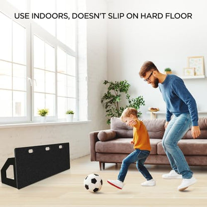 ZivPlay Soccer Rebounder Board Soccer Wall Kick Back Trainer with 2 Rebound Angles for Ball Passing and Bounce Back Training - size: 40 x 16 inch