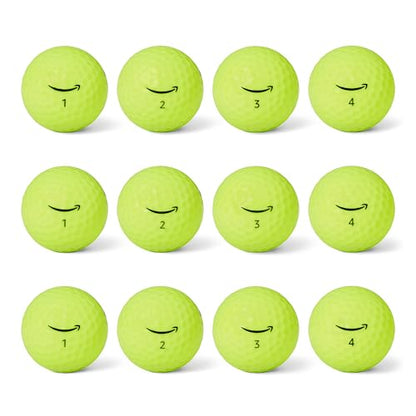 Amazon Basics Core Soft Golf Balls - color: Yellow, style: 12-Pack