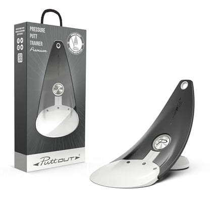 PuttOUT Premium Pressure Putt Trainer - Perfect Your Golf Putting - color: Stone