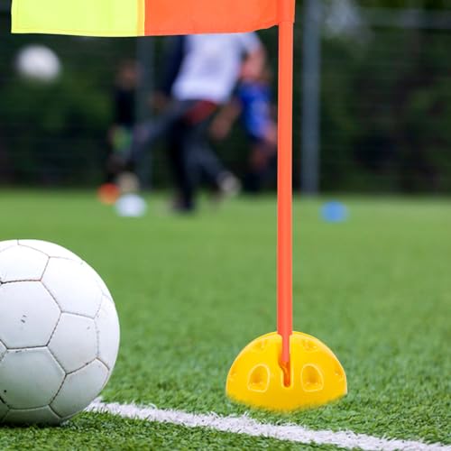 Baluue Soccer Training Poles Pack Plastic Abs Stability Safety for Agility Training