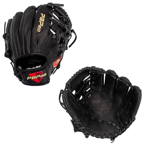 PBPRO Ron Washington 9.5” Infield Baseball Training Glove – I Web Infield Trainer for Baseball