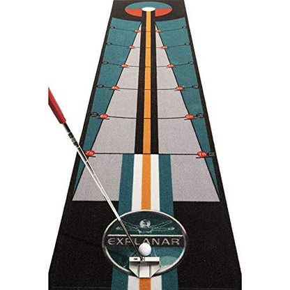 Explanar Golf Putting Mat - 4 Meter (13 Feet) - Indoor Golf Putting Trainer Helping Golfers Improve Putting Visualization, Accuracy and Alignment