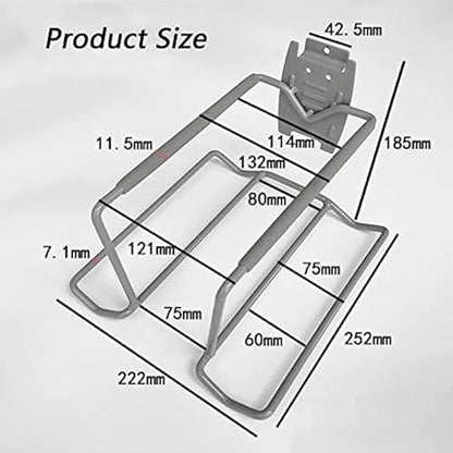 Tennis Racket Storage Rack Display Racks, Tennis Racket Holder, Holds Six Balls and Four Rackets, Wall Garage Organizer for Badminton Tennis Pingpong