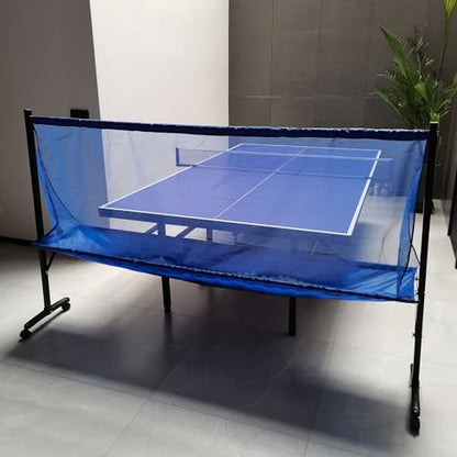 Park/Community/School Ping Pong Collecting Net, Movable Table Tennis Ball Return Training Tool/Trainer for Beginners Intermediate Advanced Competitions Practice, Easy Set Up
