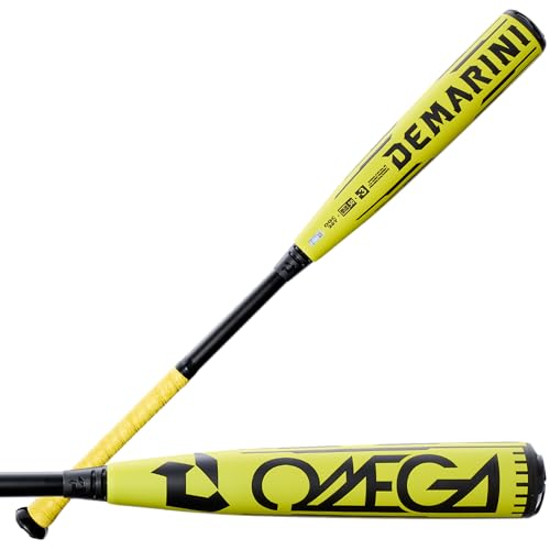 DeMarini 2026 Omega™ (-3) BBCOR Baseball Bats - color: Electric Yellow