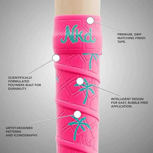 Naked Grips Iconic Collection | 1mm Baseball & Softball Bat Grips - color: Palm Tree