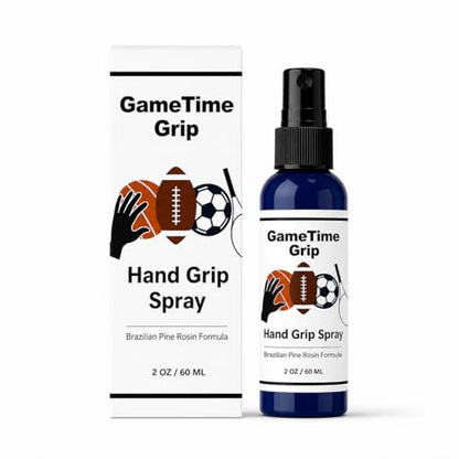 Sports Athlete Hand Grip Spray - Improved Performance, Maximize Control, and Enhance Grip - for Athletes: Pickleball, Football, Tennis, Basketball, Baseball, Golf, Pole Dancing - Natural Rosin-Based Solution