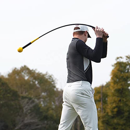 Amazon Basics Golf Swing Trainer Aid and Warm-Up Practice Stick for Grip, Balance, Distance and Power Training