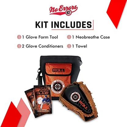 No Errors WebGem Fielder’s Glove Care System – Formation & Break-in Tool for Baseball Mitts, Holds Shape, Essential Gear, Gift for Players - style: Roll