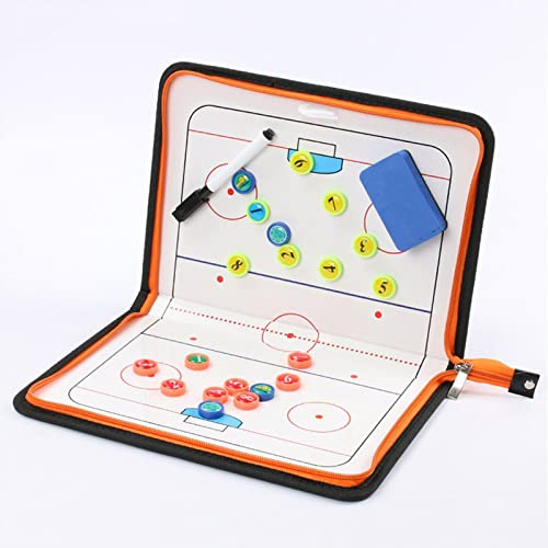 Joyeee Ice Hockey Tactics Board for Kids & Adults, Magnetic Coaching Board, Ice Hockey Equipment for Men, Boys and Ice Hockey Enthusiast, Christmas Ice Hockey Gifts for Men Father