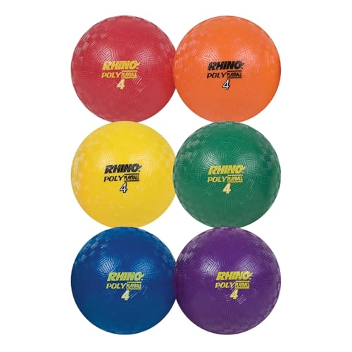Champion Sports Poly Playground Ball Set - size: 4-Inch Diameter