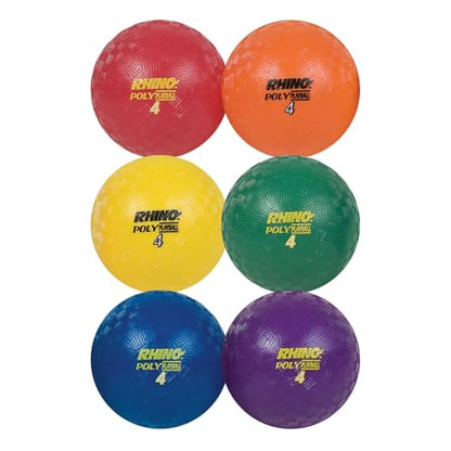 Champion Sports Poly Playground Ball Set - size: 4-Inch Diameter