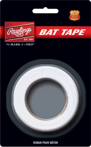 Rawlings | BAT Tape | Baseball/Softball | 3/4" X 30" | Multiple Colors - color: White