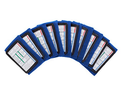 WristCoaches Football Play Wristbands - Youth Quarterback Gear - Wristband Playbook - Softball Wristbands for Signs - color: Royal
