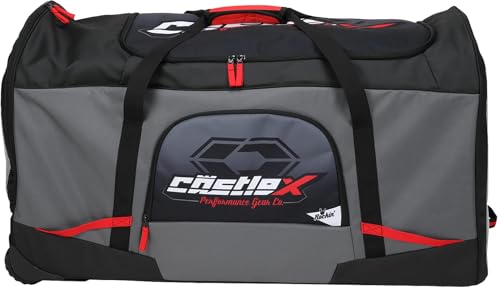 Castle X Rockin' Roller Gear Bag, Black/Silver - color: Black/Silver