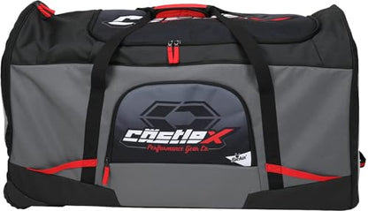 Castle X Rockin' Roller Gear Bag, Black/Silver - color: Black/Silver