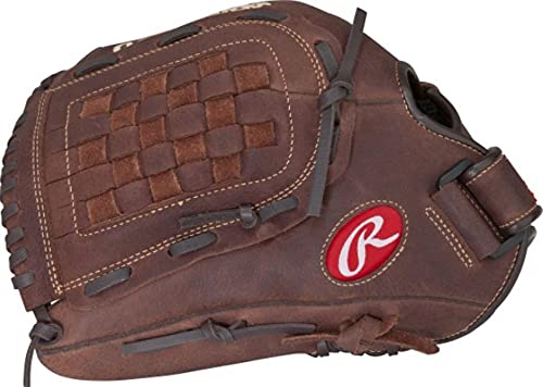 Rawlings | Player Preferred Adult Ball Glove | Baseball/Slowpitch Softball | Multiple Styles - color: Basket Web | Brown, size: 12.5" | Utility