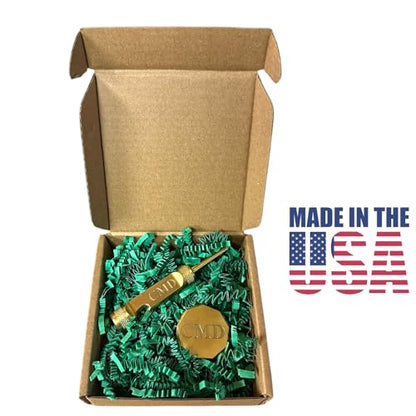 Personalized Golf Ball Marker & Golf Divot Tool - Solid Brass, 100% USA-Made Custom Golf Accessories for Men and Perfect Gifts for Golfers - style: Built-In Bottle Opener