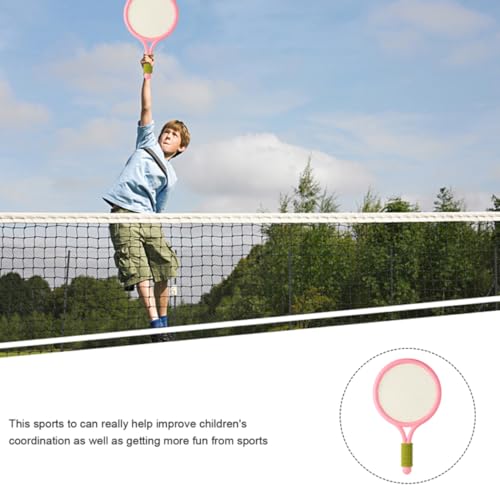 Tennis Ball and Racket Kids, Kids Tennis Racket Set Plastic Toddlers Badminton Racquet with Badminton Ball
