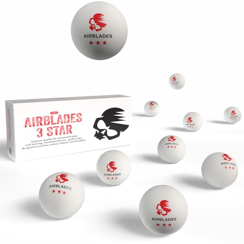 3 Star Ping Pong Balls | High Performance, Table Tennis Balls for Tournament Play & Training | Advanced ABS Plastic | Regulation Standard Ping Pong Balls