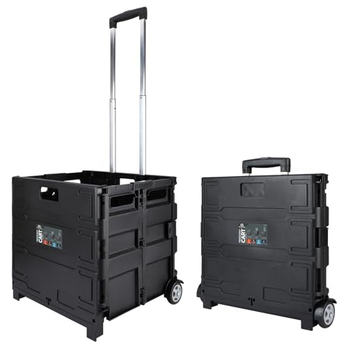 Olympia Tools 85-010 Grand Pack-N-Roll Portable Tools Carrier with Telescopic Handle, 80 Lb. Load Capacity, Black 2025 New Version
