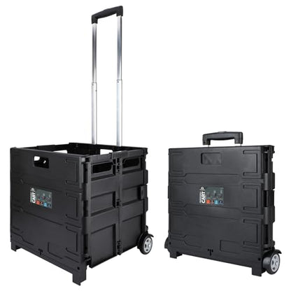 Olympia Tools 85-010 Grand Pack-N-Roll Portable Tools Carrier with Telescopic Handle, 80 Lb. Load Capacity, Black 2025 New Version