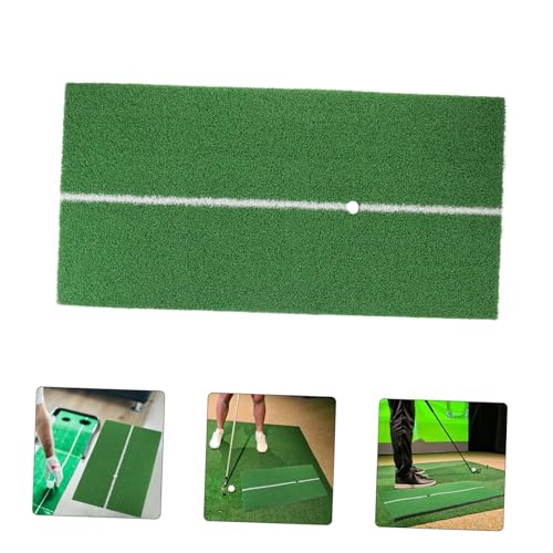 SUPVOX Indoor Golf Practice Mat Thick Gold Pad Cushion for Swinging Training Floor Protection Hitting Mat for Home Office Use Indoor Golf Swing Pad Without Tee