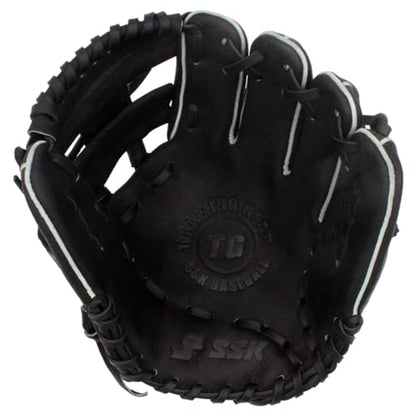 SSK Z5 Training Gear Quick Hands Infield Baseball Training Gloves 8.5” – 9” – 9.5” – 10” – 10.5” Right & Left Hand Throw - color: Black-1050 I Web, size: 10.5" - Right Hand Throw