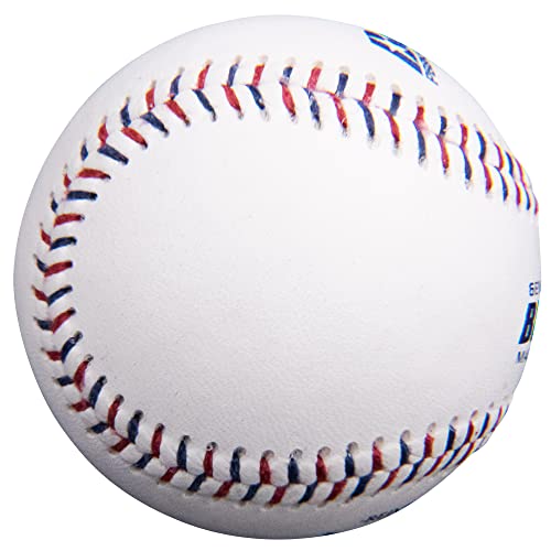 Baden Ballistic Leather Pitching Machine Baseballs | Durable Leather Construction for Consistent Performance, 12-Pack