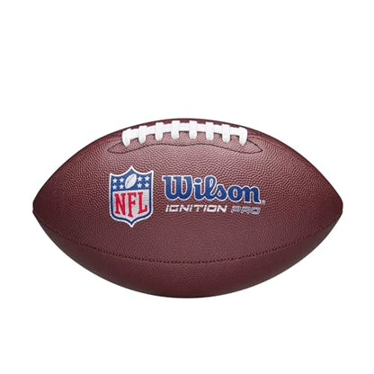 WILSON NFL Ignition Footballs - color: Brown, size: Official - Ages 14+, style: NFL Ignition Pro Eco