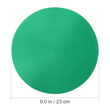 18pcs Football Training Spot Markers Set, 23cm Flat Round Soccer Spot Markers, Training Discs for Field Marking, Gym, Backyard, and Classroom Practice