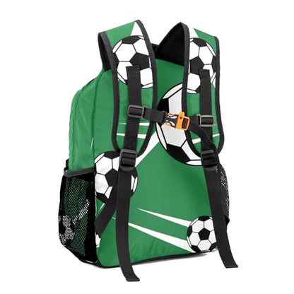 Sport Soccer Player Number Team Name Forest Personalized School Backpack for Teen Kid-Boy/Girl Primary Daypack Travel Bookbag - color: Option 33