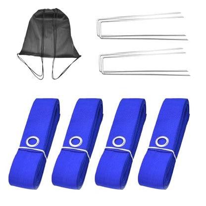 Coastal Game Lines – Portable Volleyball Marking, Outdoor Sports Kit | Easy Setup Net Boundaries, Beach Court Accessories for Lawn Backyard Activities During Summer Family Gatherings
