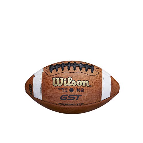 WILSON GST Leather Game Football - style: Pee Wee