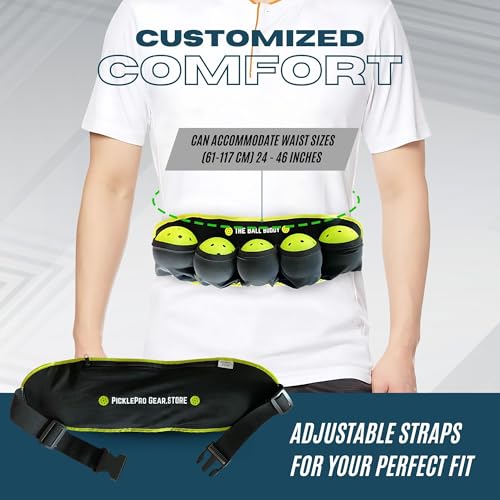 Premium Pickleball Ball Buddy – Hands-Free Pickleball Holder + Bonus Keychain