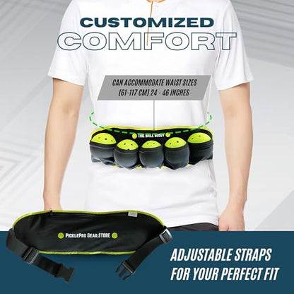 Premium Pickleball Ball Buddy – Hands-Free Pickleball Holder + Bonus Keychain