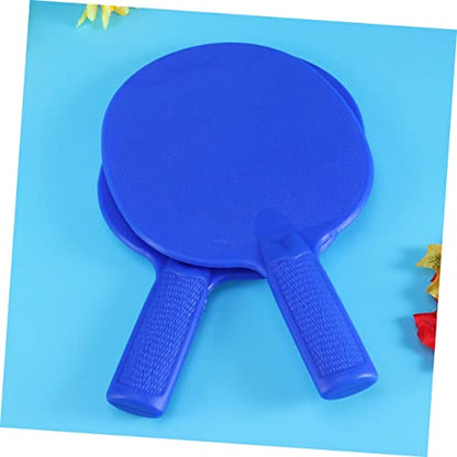 Kids Table Tennis Rackets Set of 2 Plastic Ping Pong Paddles Lightweight with Anti-Skid Grip for Children Practice Training and Indoor Outdoor .03X5.90In
