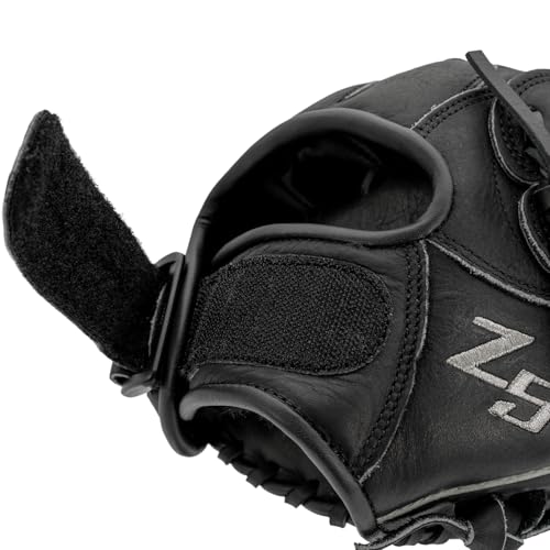 SSK Z5 Training Gear Quick Hands Infield Baseball Training Gloves 8.5” – 9” – 9.5” – 10” – 10.5” Right & Left Hand Throw - color: Black-850 Closed Web, size: 8.5" - Right Hand Throw