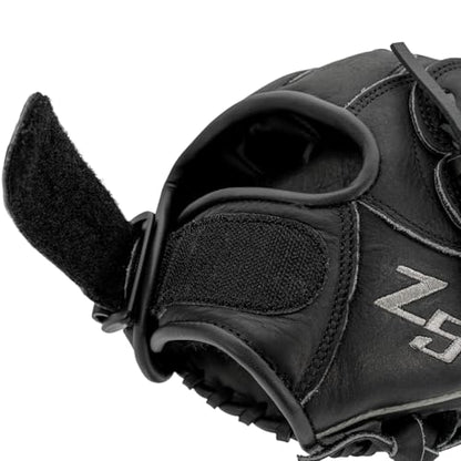 SSK Z5 Training Gear Quick Hands Infield Baseball Training Gloves 8.5” – 9” – 9.5” – 10” – 10.5” Right & Left Hand Throw - color: Black-850 Closed Web, size: 8.5" - Right Hand Throw