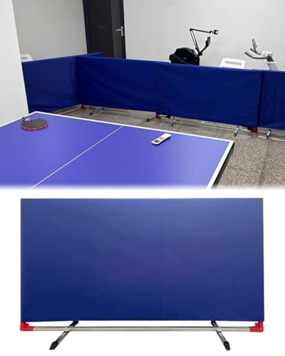 The Movable Ping Pong Ball Baffle,Table Tennis Court Baffle, Ping Pong Field Fence, Home Gym Privacy Divider for Indoor Sports, Easy to Install，（3pcs） - color: 3pcs